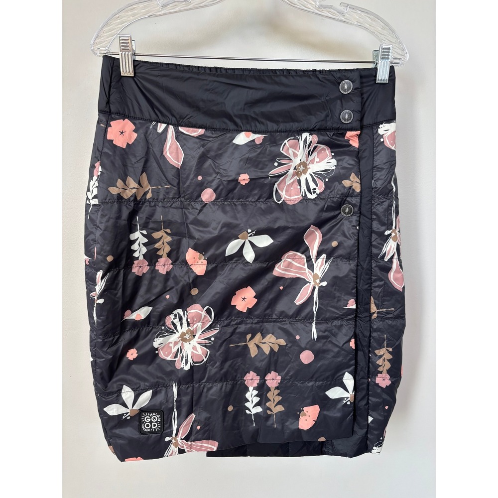 Maloja SchneeuleM Infrared Puffer Skirt Deep Black Flora Primaloft Insulated M